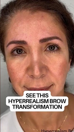 See This Hyperrealism Brow Transformation