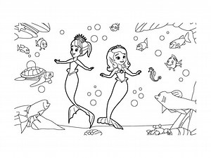 Sofia the First Coloring Page
