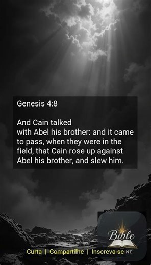 Genesis 4:8 | Daily Bible Verse 🙏