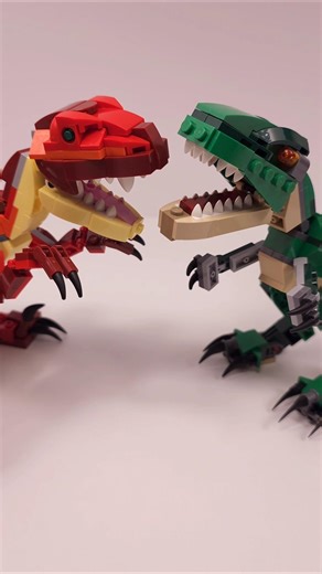 LEGO Creator Fierce Dinosaur (31379) vs Mighty Dinosaurs (31058) #shorts ‪@TopBrickBuilder‬