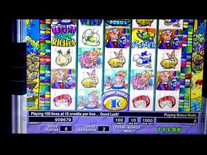 Stinking Rich Slot machine bonus! Huge win!