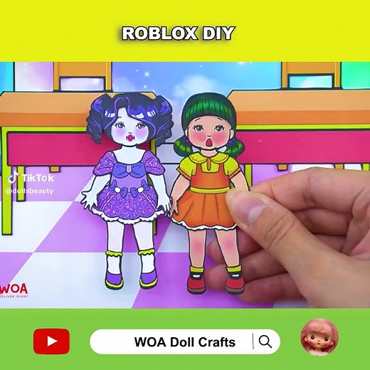 Let's learn DIY with Doll #mcn #woavideo #papercrafts #handmade #DIY