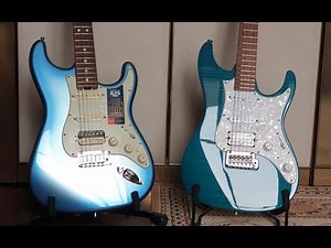 Ibanez Prestige AZ2204F vs Fender Elite Stratocaster - Neck Pickup Sound