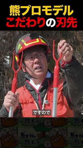 【こだわりの刃先】熊撃退ポールプロモデル