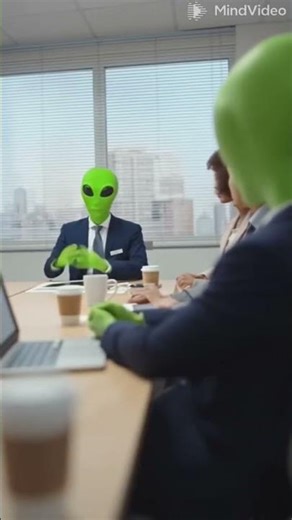 Day 4 — Alien In Job interview #shorts #funny