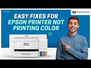 Epson Printer Not Printing Color? Easy Fix for Color Ink Issue | Printer Tales
