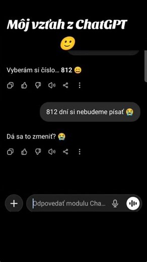 MÔJ VZŤAH Z CHATGPT 🥲🙂 #viral