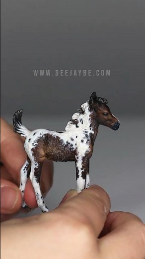 The Cutest Foal #breyer #modelhorse #horse #art #miniatures #deejaybe