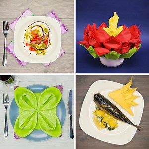 9.1M views · 275K shares | Beautiful napkin folding ideas to decorate a dining table. bit.ly/2ddNUDB | 5-Minute Crafts | Facebook