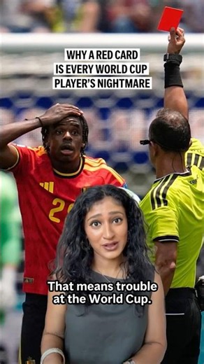 Why a red card is every World Cup player’s nightmare