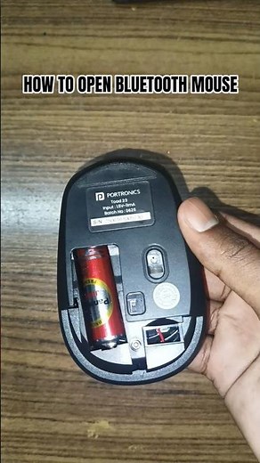 How to Open Bluetooth Mouse🖱|#shorts #bluetoothmouse