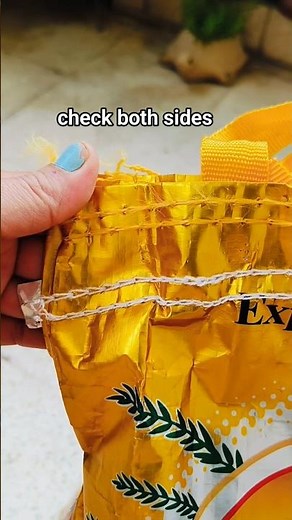 How to open a sewn rice bag#easy way to open string of rice bag#pull thread of bag#shorts