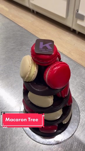 Macaron Tree Recipe by Knam | Festive Christmas Dessert
