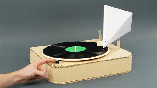 DIY simple vinyl record player