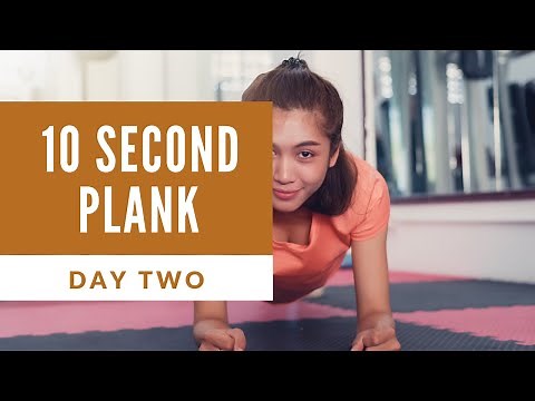 Day 2 - 10 Second Plank Ab Exercise
