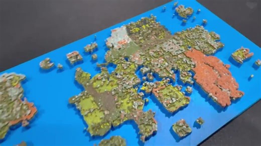 OSRS 3D Gielinor World Map | Old School Runescape Pixel Art 3D Printed Wall Decor Collectible | Retro RPG Gaming Gift for Fans - Etsy UK