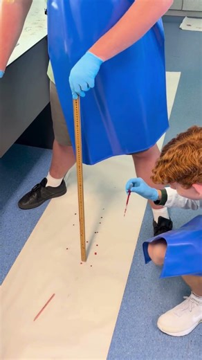 Clontarf Beach SHS Forensic Science - Blood Splatters
