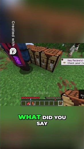 5 Crafting Tables Minecraft Player's Hilarious Mistake! #funny #comedian #minecraft #shorts