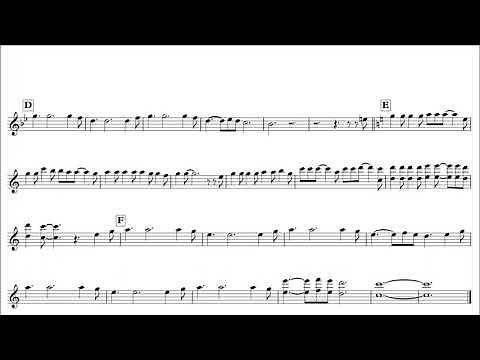 Flute Play-Along - Hallelujah - Leonard Cohen - with sheet music