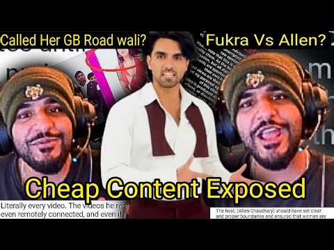 FUKRA INSAAN vs ALLEN CHAUDHARY | TINDER in REAL LIFE CONTROVERSY EXPLAINED