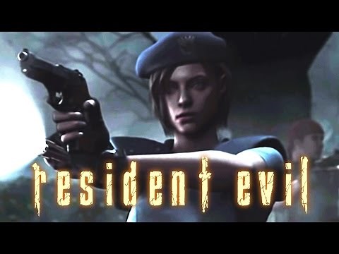 RESIDENT EVIL HD REMASTER All Custscenes (Full Game Movie) 1080p HD