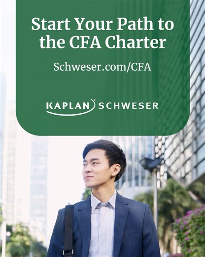 Investopedia says Kaplan CFA study packages offer “a complete education in everything you need to pass the CFA Level I exam.” | Kaplan Schweser