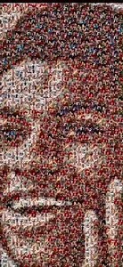 8K views · 470 reactions | ‪My Marcus Rashford portrait collaged using images of children, sent to me, after a social media call out for families who benefit from #FreeSchoolMeals ‬ ‪My family are life long Manchester United supporters and we also all relied on free school meals. ‬ ‪Simply, #ThankYou #MarcusRashford ⚽️ ‬ | Nathan Wyburn Art | Facebook