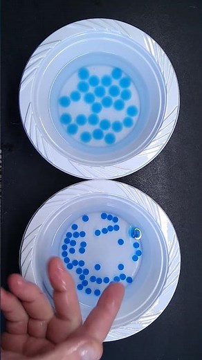 Orbeez can be dehydrated by brine