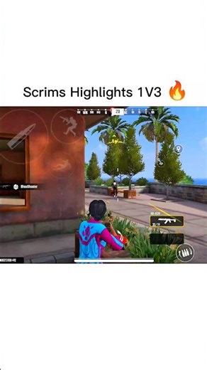 Scrims Highlights 1V3 🔥#scarfall #gaming #shortsfeed #shorts