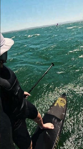 The pure joy of downwind foiling 😅 #viral #foiling #downwindfoil #foil #foilsurfing