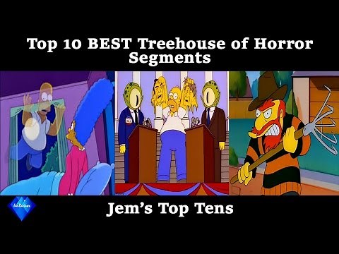 Top 10 BEST Treehouse of Horror Segments