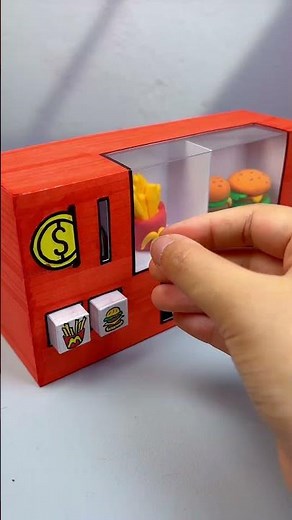 DIY Paper KFC Vending Machine | Paper Art Creativity #shorts #papercraft