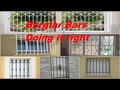 Burglar Bars - Advice for Theft Prevention