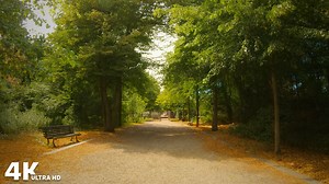 Walking Tour of Tiergarten Park in Berlin, Germany (4K)