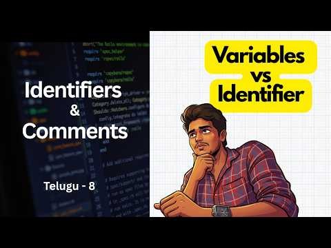 Identifiers vs Variables | Comments in JavaScript (Telugu)