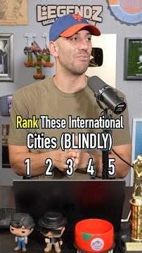 RANKING International CITIES Without Knowing What Comes Next! #shorts #travel #cities #usa #europe