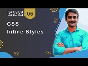 CSS Inline Styles Tutorial with Example | HTML style Attribute Tutorial - CSS Tutorial 05 Video Lecture | Crash Course for Software Development (English)