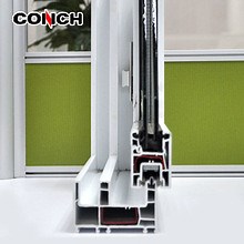 [Hot Item] Conch 80 Sliding Window PVC/UPVC Profile