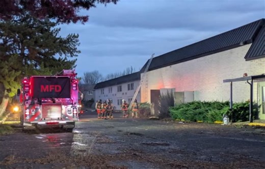 Vacant hotel on Biddle Road in Medford scene of another fire - KOBI-TV NBC5 / KOTI-TV NBC2