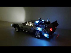 DeLorean Scale 1/18 Time Machine Back to the Future Hot Wheels Super Elite Ultimate Edition Video 1