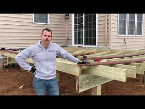 Curved Deck Framing in Eldersburg, MD