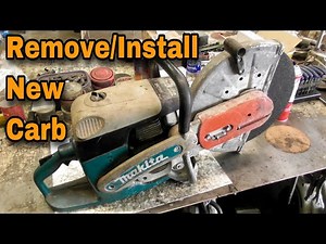 Remove & Install Carb On Makita/Dolmar Concrete Saws