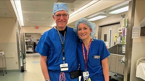 Dad, daughter doctors duo performs heart surgery on a patient