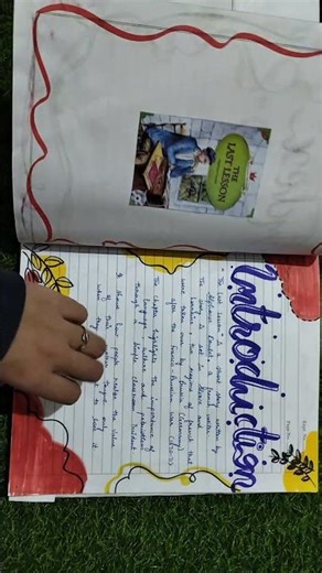 Project Work: The Last Lesson – Class XII (CBSE) #projectwork #cbseclass12 #boardexam #cbse2025