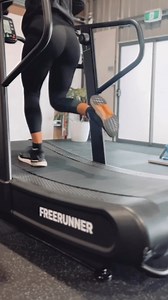 Unlike a traditional treadmill, the Freeform FreeRunner puts you in complete control, no buttons or dials will dictate how you run. It's free-flowing, it's smooth, it's all you! 🏃‍♂️👌 So, if you're after that outdoor running feeling without the erratic weather, take control with the Freerunner. 😎 - 📹 @vicdoidge 👉 http://tiny.cc/FF-FreeRunner | Gym and Fitness