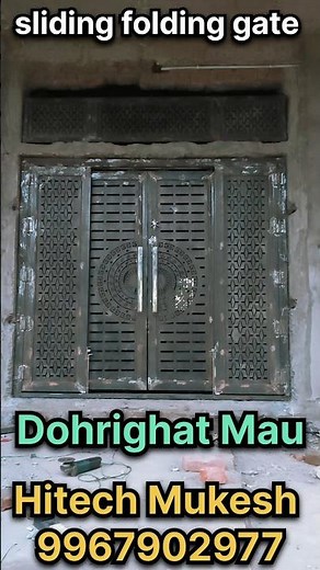 Trending Sliding Folding Gate Design #shorts #slidingfoldinggate #foldingslidinggate