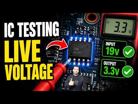 How to Test Any IC Using Live Voltage Measurements 🔥