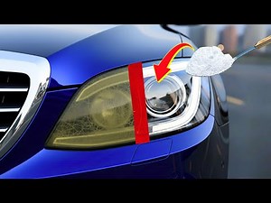 Restore Old Headlights in 1 Minute with BAKING SODA! Genius Trick Billions Don’t Know😱