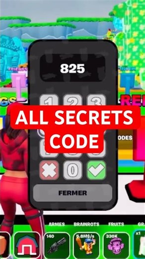 FRUITS VS BRAINROTS MAP FORTNITE Pandvil - ALL SECRETS CODES , Saint Patrick Event Admin #shorts