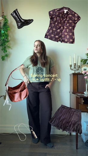 Spring concert outfit ⋆✴︎˚｡⋆ . . #thriftfinds #springstyle #springoutfit #outfitinspo #styletips